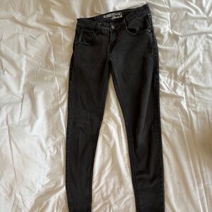 Rubberband Black Skinny Jeans